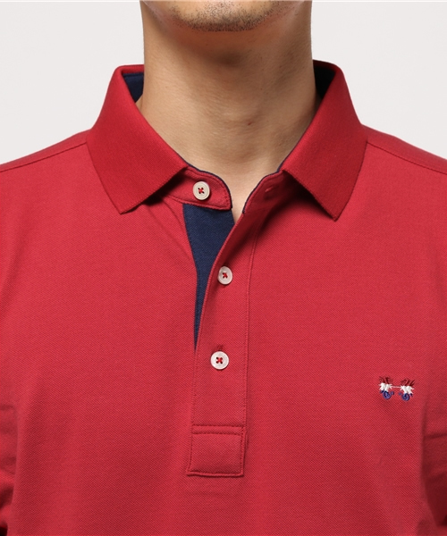 McGREGOR（マックレガー）の「トリコロール刺繍ポロシャツ（ポロシャツ・メンズ・レッド/アイボリー/ネイビー・L/LL/M）」の6枚目の写真