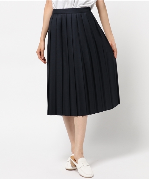 22 OCTOBRE（ヴァンドゥ－オクトーブル）の「プリーツスカート（スカート・レディース・ネイビー/ベージュ・40/36/38）」の12枚目の写真