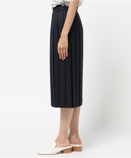 22 OCTOBRE（ヴァンドゥ－オクトーブル）の「プリーツスカート（スカート・レディース・ネイビー/ベージュ・40/36/38）」の9枚目の写真