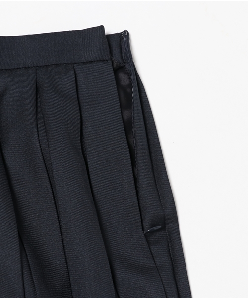 22 OCTOBRE（ヴァンドゥ－オクトーブル）の「プリーツスカート（スカート・レディース・ネイビー/ベージュ・40/36/38）」の6枚目の写真