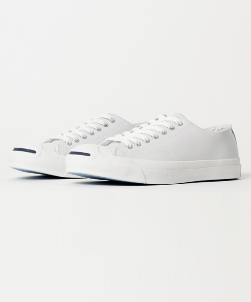CONVERSE（コンバース）の「CONVERSE: 【JACK PURCELL】 （レザー）（スニーカー・メンズ・ブラック/ホワイト・26.5/26/27/27.5/28/29）」の2枚目の写真