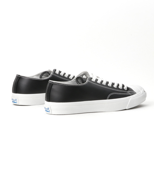 CONVERSE（コンバース）の「CONVERSE: 【JACK PURCELL】 （レザー）（スニーカー・メンズ・ブラック/ホワイト・26.5/26/27/27.5/28/29）」の5枚目の写真