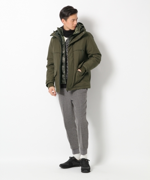 GLOBAL WORK（グローバルワーク）の「3ゲージコットンアクリルタートルニット/726063（ニット/セーター・メンズ・ダークグレー/ホワイト/ブラック/カーキ・MEDIUM/SMALL/X-LARGE/LARGE）」の8枚目の写真