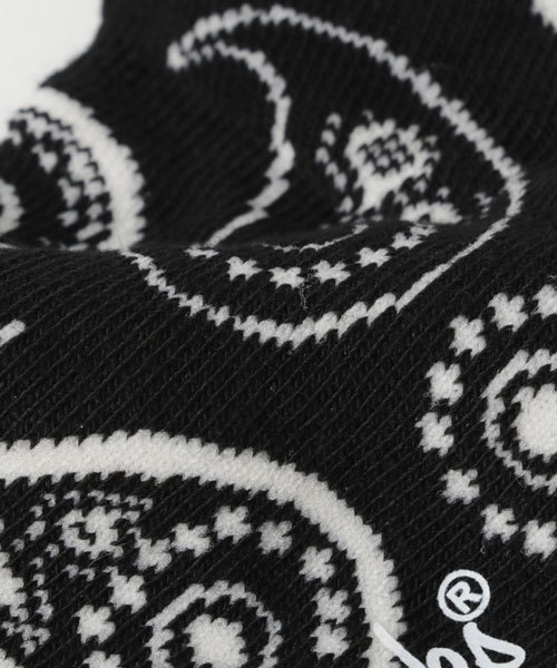 Happy Socks（ハッピーソックス）の「Happy Socks/ハッピーソックス PAISLEY/ペイズリー 605061（ソックス/靴下・メンズ・ブラック/ライトブルー/ピンク・36/41）」の7枚目の写真