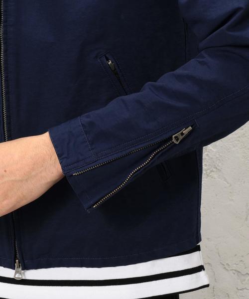 green label relaxing（グリーンレーベルリラクシング）の「BC C/N GGRN ノーカラーブルゾン ◆（ブルゾン・メンズ・ブラック/オリーブ/ネイビー・X-LARGE/SMALL/LARGE/MEDIUM）」の12枚目の写真