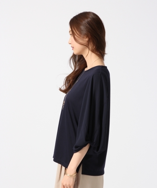 GLOBAL WORK(グローバルワーク)の「【吸水速乾】ボリュームスリーブ8分袖/739835(Tシャツ/カットソー・レディース・ホワイト/ライトグレー/レッド/オフホワイト/ネイビー・MEDIUM/LARGE)」の14枚目の写真