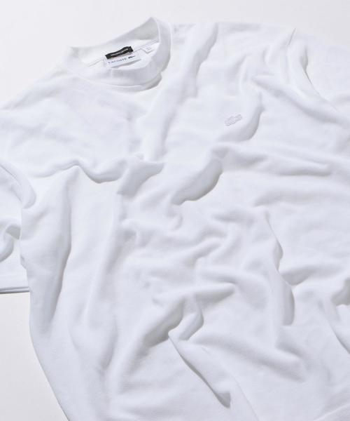 LACOSTE（ラコステ）の「【別注】 ＜LACOSTE (ラコステ）＞ BIG TEE/Tシャツ ◇：（Tシャツ/カットソー・メンズ・ホワイト/ブラック/ネイビー/イエロー/ロイヤルブルー・2/3/5/4）」の15枚目の写真