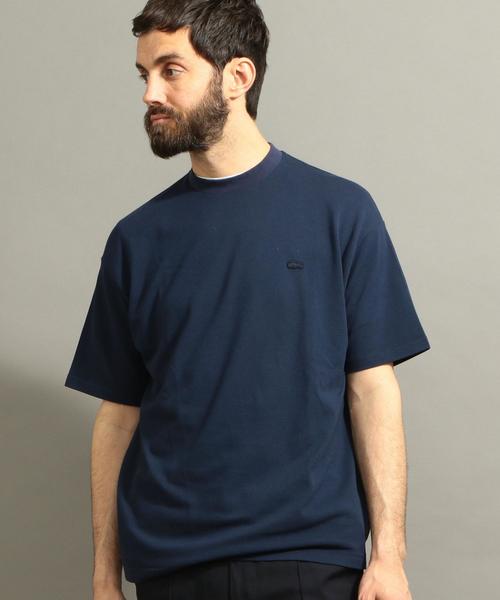 LACOSTE（ラコステ）の「【別注】 ＜LACOSTE (ラコステ）＞ BIG TEE/Tシャツ ◇：（Tシャツ/カットソー・メンズ・ホワイト/ブラック/ネイビー/イエロー/ロイヤルブルー・2/3/5/4）」の8枚目の写真