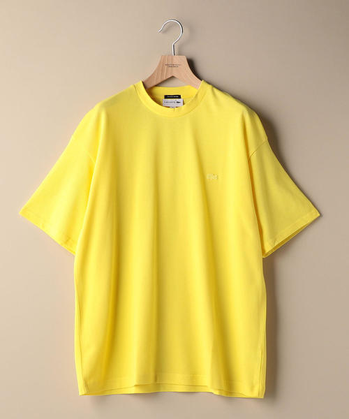 LACOSTE（ラコステ）の「【別注】 ＜LACOSTE (ラコステ）＞ BIG TEE/Tシャツ ◆（Tシャツ/カットソー・メンズ・イエロー/ロイヤルブルー/ネイビー/ブラック/ホワイト・3/5/4/2）」の8枚目の写真