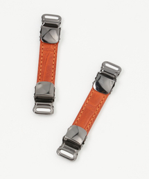 RAMUDA（ラムダ）の「シャツガーター ブッテーロ ワニ型押し（サスペンダー）」