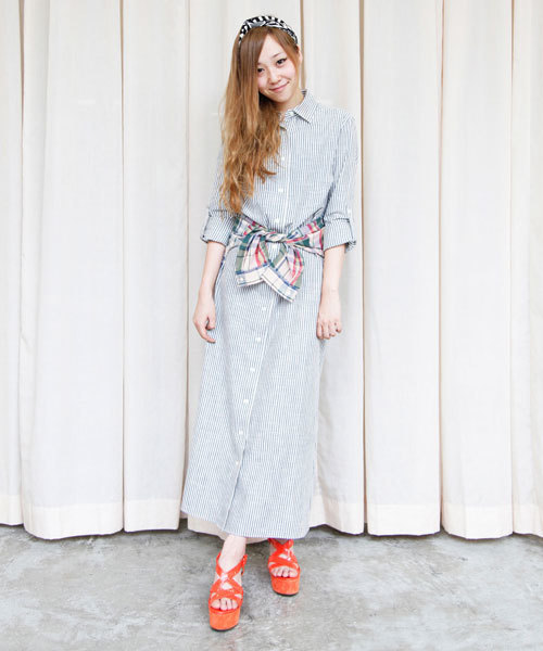 603（ロクマルサン）の「603 幾何学柄ヘアーバンド（ヘアバンド・レディース・オフホワイト/グレー/レッド・FREE）」の8枚目の写真