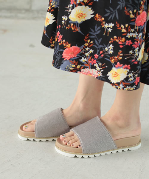 SESTO（セスト）の「カップインソールのスポーツサンダル（サンダル・レディース・ブラック/アイボリー/グレー/ブラック系その他/ベージュ/レオパード/シルバー・L/LL/3L/S/M）」の5枚目の写真