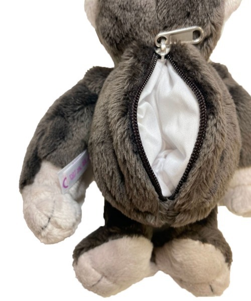 nici（ニキ）の「NICI/コインポーチ ゴリラ（ポーチ・レディース・グレー・ONE SIZE）」の4枚目の写真