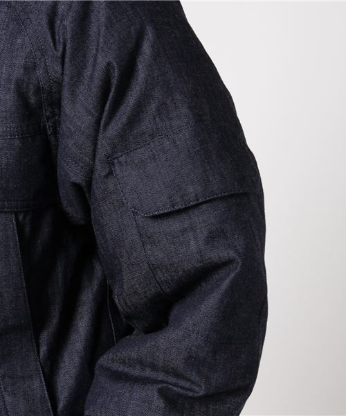 THE NORTH FACE(ザノースフェイス)の「ザ・ノース・フェイス メンス゛ダウンマウンテンパーカー / デニムマクマードパーカ(ダウンジャケット/コート・メンズ・インディゴブルー・SMALL/MEDIUM/LARGE/X-LARGE)」の9枚目の写真