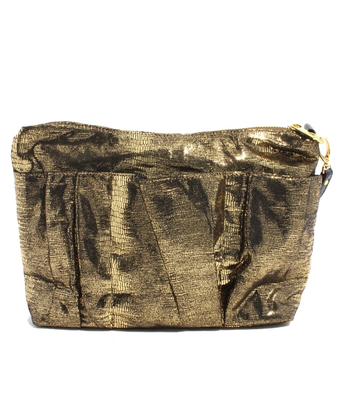ROSE BUD（ローズバッド）の「HS-3052 METALIC INSIDE BAG（クラッチバッグ・レディース・ゴールド・ONE SIZE）」の8枚目の写真