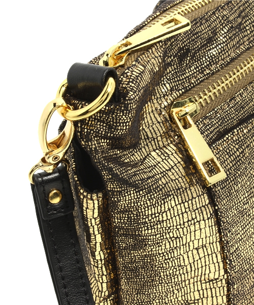 ROSE BUD（ローズバッド）の「HS-3052 METALIC INSIDE BAG（クラッチバッグ・レディース・ゴールド・ONE SIZE）」の9枚目の写真