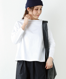 NaRu | 「NARU/ナル」aranciato別注 天竺コットン前後2way七分袖ワイドプルオーバー(Tシャツ/カットソー)