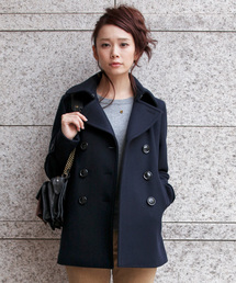 BEAUTY&YOUTH UNITED ARROWS | BY П ∵メルトンPコート Å ◇(ピーコート)