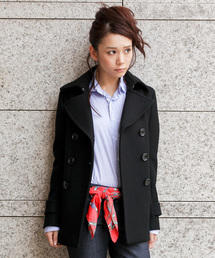 BEAUTY&YOUTH UNITED ARROWS | BY П ∵メルトンPコート Å ◇(ピーコート)