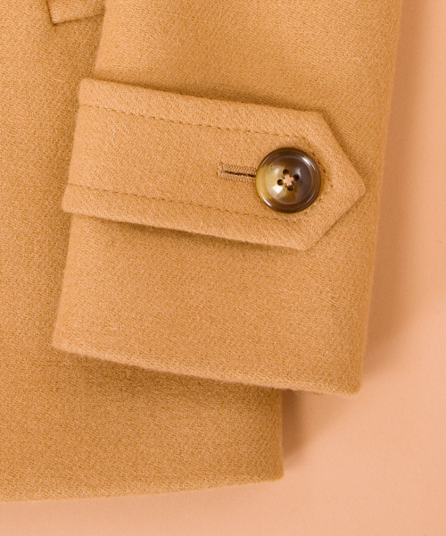 BEAUTY&YOUTH UNITED ARROWS（ビューティーアンドユースユナイテッドアローズ）の「BY П ∵メルトンPコート Å ◇（ピーコート・レディース・ブラック/ベージュ/ネイビー/ナチュラル・SMALL/MEDIUM/LARGE）」の9枚目の写真