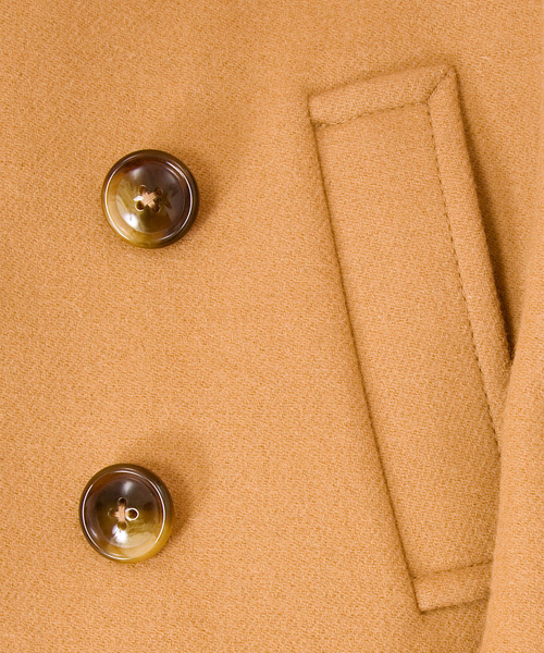 united arrows オレンジのコート 36 アンゴラ54％ ピーコート united arrows オレンジのコート 36 アンゴラ54％ ピーコート