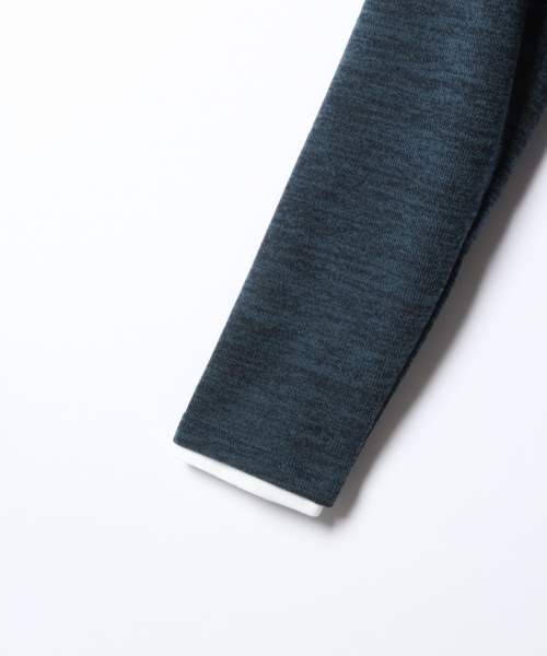 RAGEBLUE（レイジブルー）の「レイヤードニットソー/781427（ニット/セーター・メンズ・ブラック/グレー/オレンジ/ブルー/ワインレッド・SMALL/MEDIUM/LARGE）」の9枚目の写真