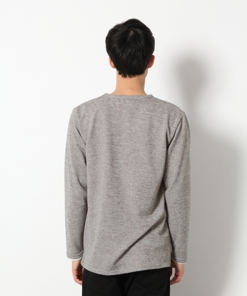 RAGEBLUE（レイジブルー）の「レイヤードニットソー/781427（ニット/セーター・メンズ・ブラック/グレー/オレンジ/ブルー/ワインレッド・SMALL/MEDIUM/LARGE）」の15枚目の写真