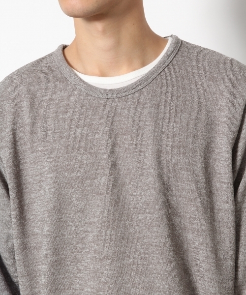 RAGEBLUE（レイジブルー）の「レイヤードニットソー/781427（ニット/セーター・メンズ・ブラック/グレー/オレンジ/ブルー/ワインレッド・SMALL/MEDIUM/LARGE）」の16枚目の写真