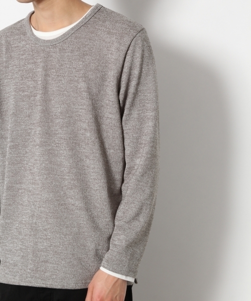 RAGEBLUE（レイジブルー）の「レイヤードニットソー/781427（ニット/セーター・メンズ・ブラック/グレー/オレンジ/ブルー/ワインレッド・SMALL/MEDIUM/LARGE）」の17枚目の写真