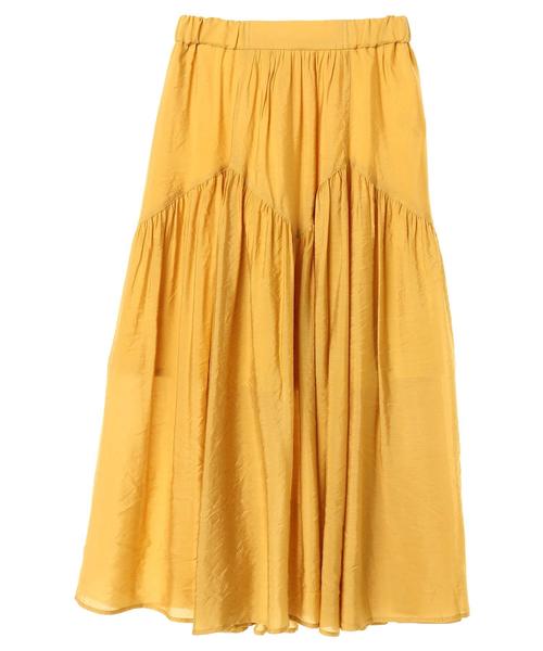 AMERICAN HOLIC(アメリカンホリック)の「ジグザグギャザースカート(スカート・レディース・ブラック/ピンク/グレイッシュベージュ/グリーン/イエロー・FREE)」の14枚目の写真