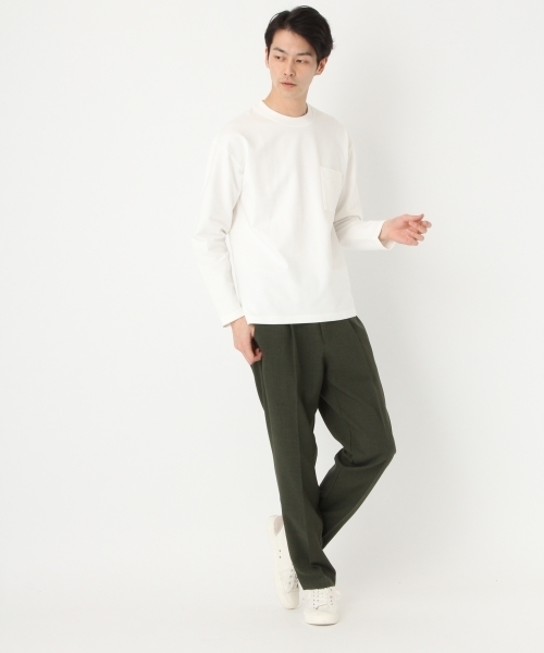 niko and...（ニコアンド）の「Nコットンポリ裏毛プルオーバー（Tシャツ/カットソー・メンズ・パープル/オフホワイト/ピンク/ブルー・MEDIUM/LARGE）」の15枚目の写真