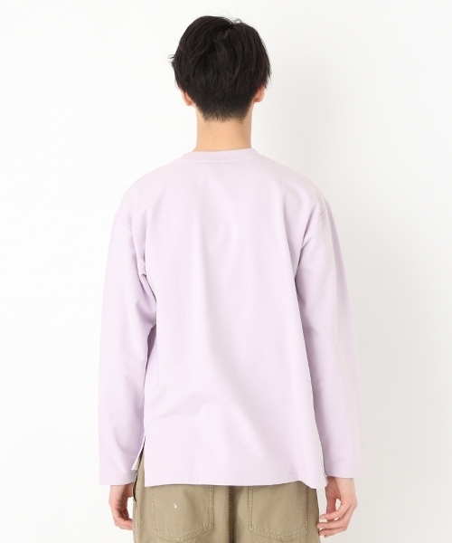 niko and...（ニコアンド）の「Nコットンポリ裏毛プルオーバー（Tシャツ/カットソー・メンズ・パープル/オフホワイト/ピンク/ブルー・MEDIUM/LARGE）」の19枚目の写真