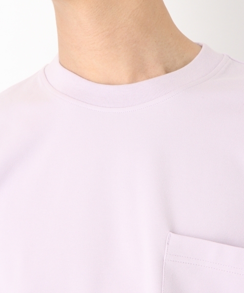 niko and...（ニコアンド）の「Nコットンポリ裏毛プルオーバー（Tシャツ/カットソー・メンズ・パープル/オフホワイト/ピンク/ブルー・MEDIUM/LARGE）」の14枚目の写真