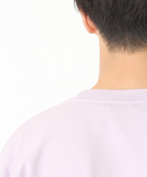 niko and...（ニコアンド）の「Nコットンポリ裏毛プルオーバー（Tシャツ/カットソー・メンズ・パープル/オフホワイト/ピンク/ブルー・MEDIUM/LARGE）」の9枚目の写真