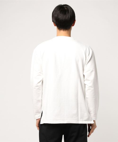 niko and...（ニコアンド）の「Nコットンポリ裏毛プルオーバー（Tシャツ/カットソー・メンズ・パープル/オフホワイト/ピンク/ブルー・MEDIUM/LARGE）」の5枚目の写真