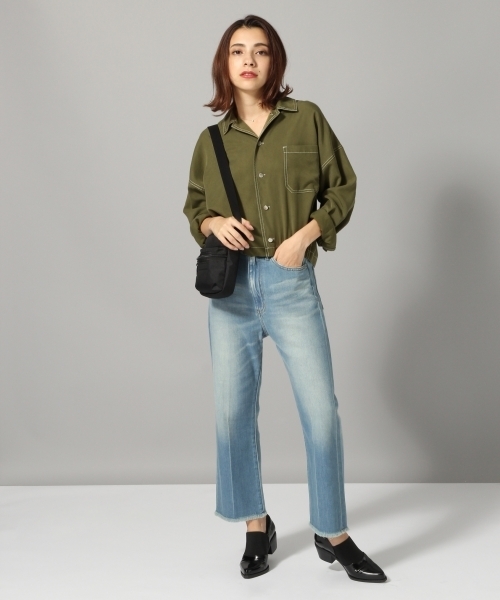JEANASIS（ジーナシス）の「USEDデニムパンツ/803727（デニムパンツ・レディース・ブラック/ブルー・SMALL/MEDIUM）」の11枚目の写真
