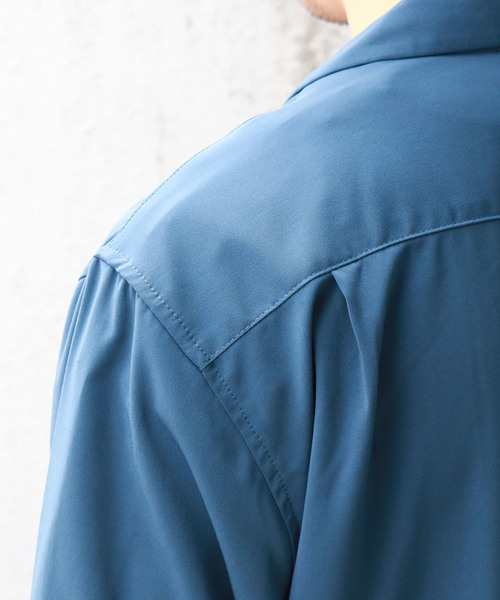 Confirm（コンファーム）の「Confirm / コンファーム 長袖オープンカラーシャツ（シャツ/ブラウス・メンズ・ネイビー/ブルー/ブラック/グレー・L/M）」の18枚目の写真