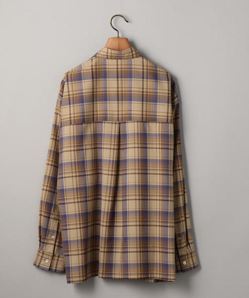 AURALEE（オーラリー）の「＜AURALEE（オーラリー）＞ WOOL CHK SHT（シャツ/ブラウス・メンズ・ダークブラウン/ベージュ・5/3/4）」の12枚目の写真
