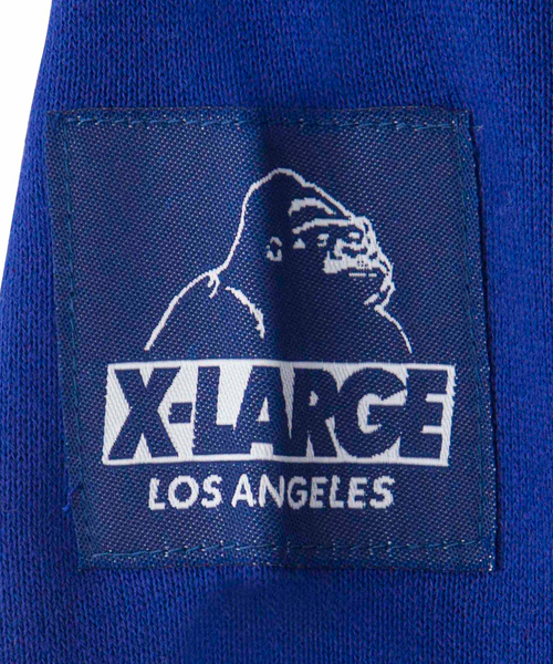 XLARGE KIDS（エクストララージキッズ）の「SWEAT STADIUM JACKET（スタジャン・キッズ・アッシュグレー/レッド・2T/4T/5T/6T/7T）」の5枚目の写真