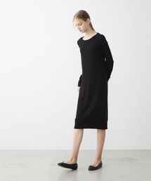 ブラッシュドセーター ロングドレス