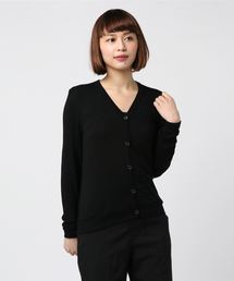 リュクスリブ ボタンアップカーディガン