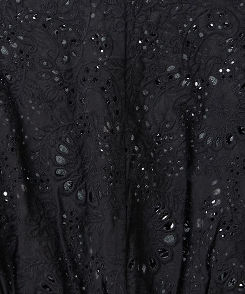 natural couture（ナチュラルクチュール）の「スカラップレースブラウス（シャツ/ブラウス・レディース・オフホワイト/ブラック/ベージュ/ラベンダー・FREE）」の12枚目の写真