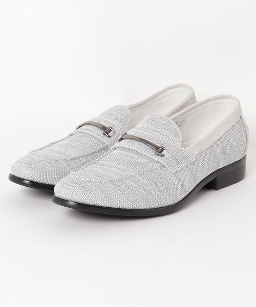 GOSTAR DE FUGA（ゴスタール ジフーガ）の「ビット付きニットローファー（ローファー・メンズ・ブラック/ネイビー/グレー系その他・42/43）」の3枚目の写真