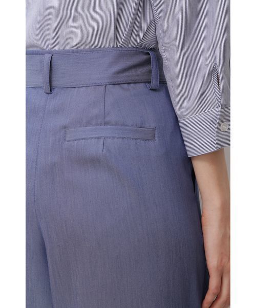 NATURAL BEAUTY BASIC(ナチュラルビューティーベーシック)の「〈ウォッシャブル〉シャンブレーワイドパンツ(その他パンツ・レディース・ベージュ/ネイビー/ブルー系その他7・LARGE/MEDIUM/SMALL/X-SMALL)」の16枚目の写真