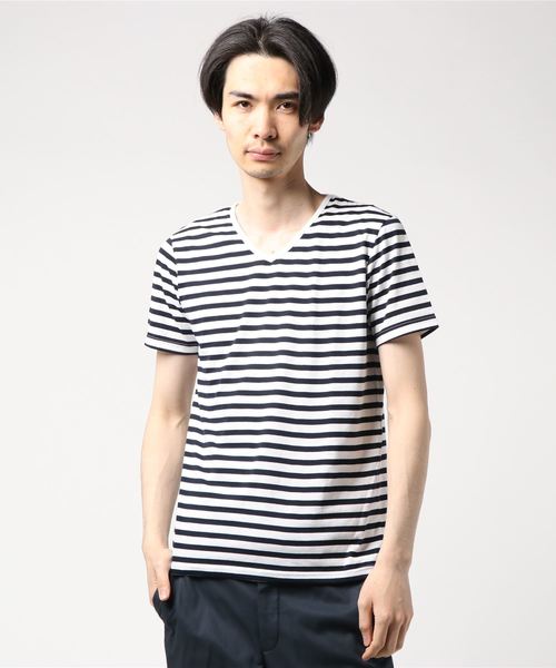 LB/S (エルビーエス)の「オックス 7分袖アンサンブル(シャツ/ブラウス・メンズ・ホワイト/ネイビー/ピンク/サックスブルー/スカイブルー・MEDIUM/X-LARGE/LARGE)」の8枚目の写真