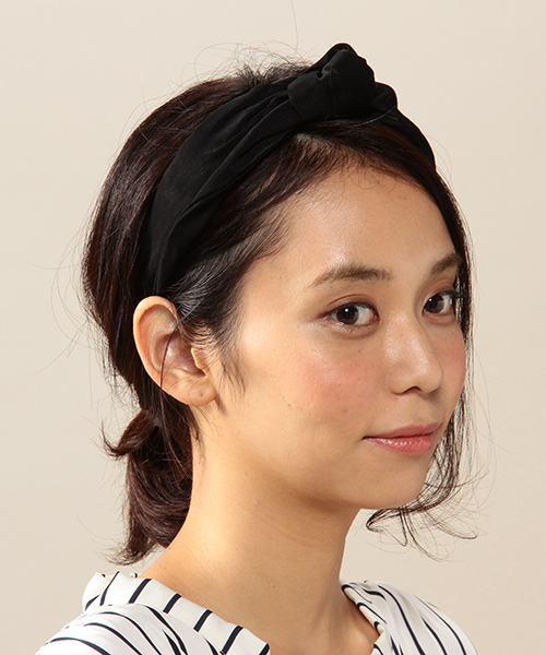 ROSE BUD（ローズバッド）の「(LL ACCESSORIES)スカーフ カチューシャ（カチューシャ・レディース・ブラック/ローズ/ホワイト/ブルー・ONE SIZE）」の3枚目の写真