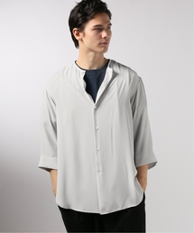 EDIFICE | LA BOUCLE / ラブ―クル アムンゼンノーカラーシャツ 7/S(シャツ/ブラウス)