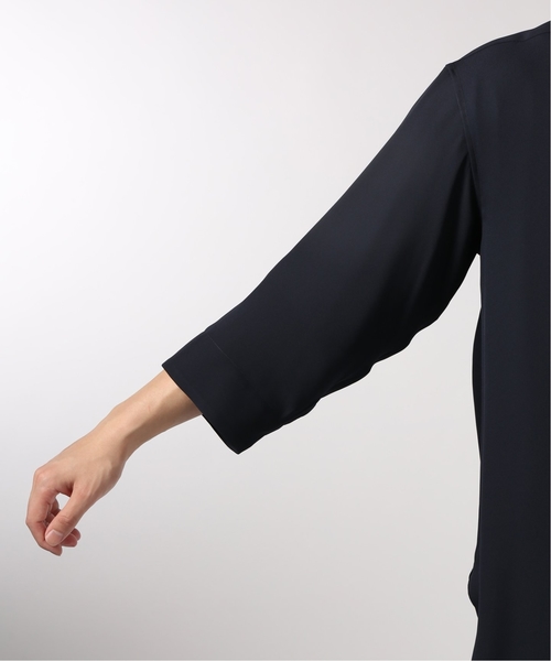 EDIFICE（エディフィス）の「LA BOUCLE / ラブ―クル アムンゼンノーカラーシャツ 7/S（シャツ/ブラウス・メンズ・ネイビー/グレー・44/46/48）」の13枚目の写真