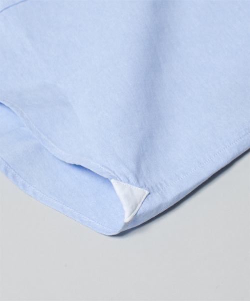 NANO universe（ナノユニバース）の「スーピマコットンOXシャツ（シャツ/ブラウス・メンズ・ホワイト/ラベンダー/ライトピンク/オレンジ/イエロー/サックスブルー/ネイビー・X-LARGE/MEDIUM/SMALL/LARGE）」の12枚目の写真