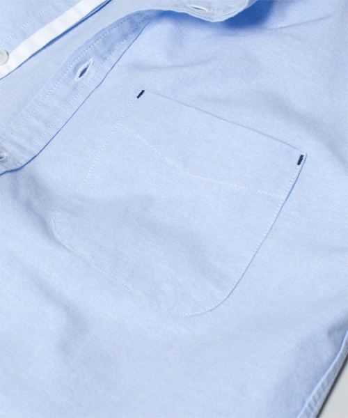 NANO universe（ナノユニバース）の「スーピマコットンOXシャツ（シャツ/ブラウス・メンズ・ホワイト/ラベンダー/ライトピンク/オレンジ/イエロー/サックスブルー/ネイビー・X-LARGE/MEDIUM/SMALL/LARGE）」の10枚目の写真